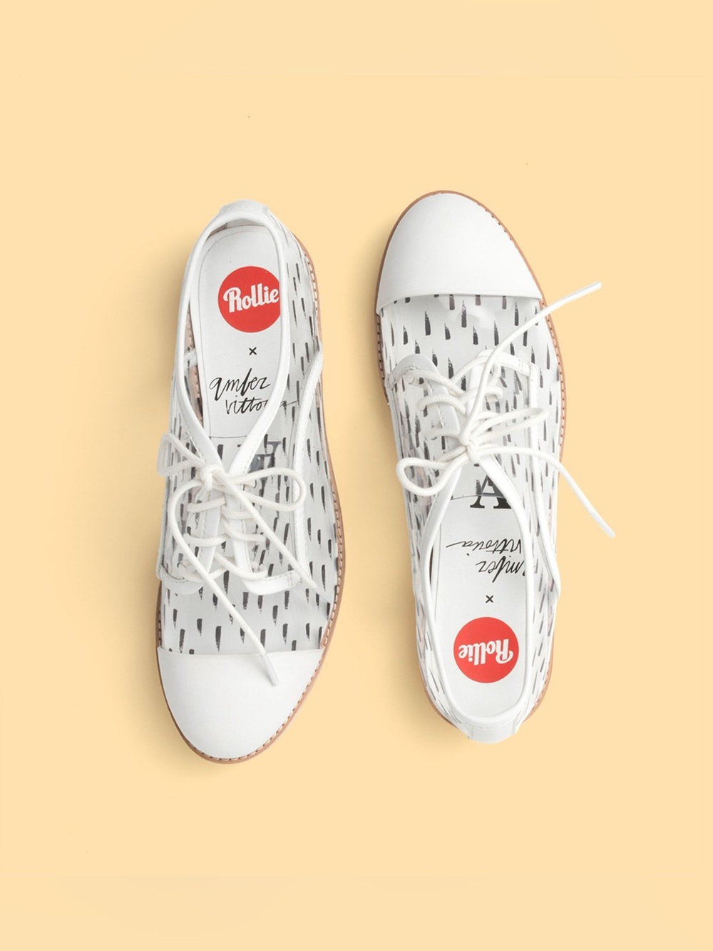 Rollie x Amber Vittoria Derby This Little Piggy Clear Oxford Limited Print